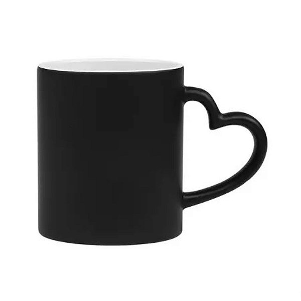 Caneca Mágica Fosca Com Alça Coração