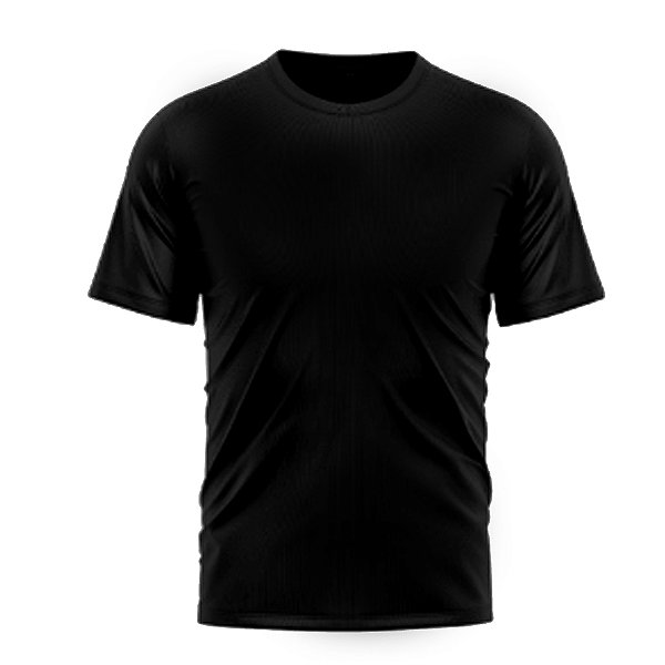 Camiseta Preta Tradicional 100% Poliester - LF Sublimação - Atacado da  Sublimação