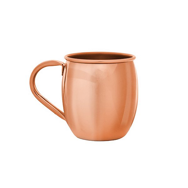 Caneca Moscow Mule Inox Bronze Cilindrico