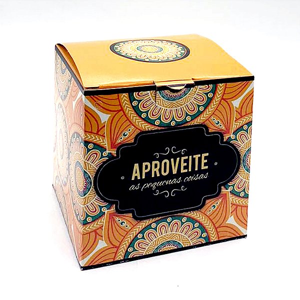 Caixinha P/ Caneca "Aproveite" Pct c/ 6 un