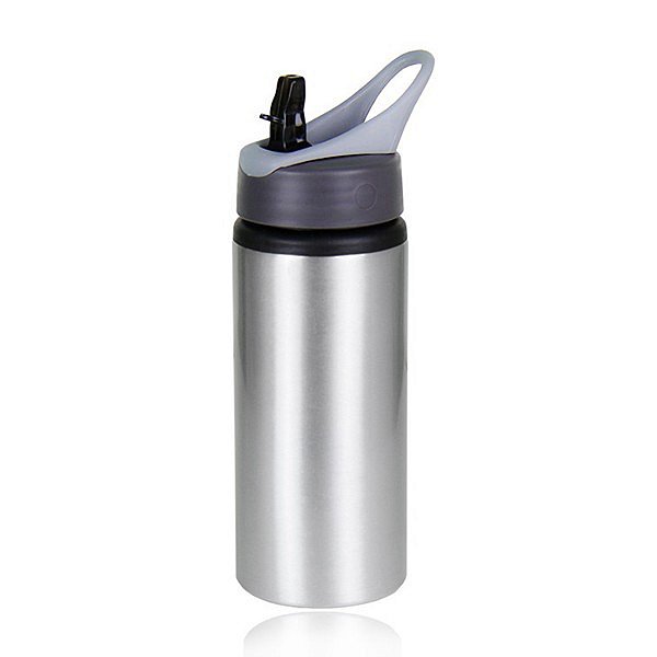 Squeeze Nike Aluminio 600ml Prata LF Sublimacao Atacado da Sublimacao