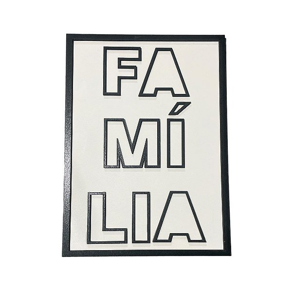 Quadro de MDF Quebra Cabeça FAMÍLIA