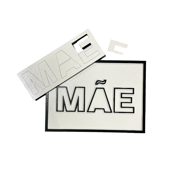 Quadro de MDF Quebra Cabeça MÃE
