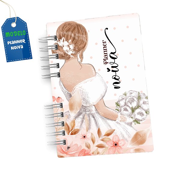 Planner para Noivas Capa MDF Wire-o 10 furos