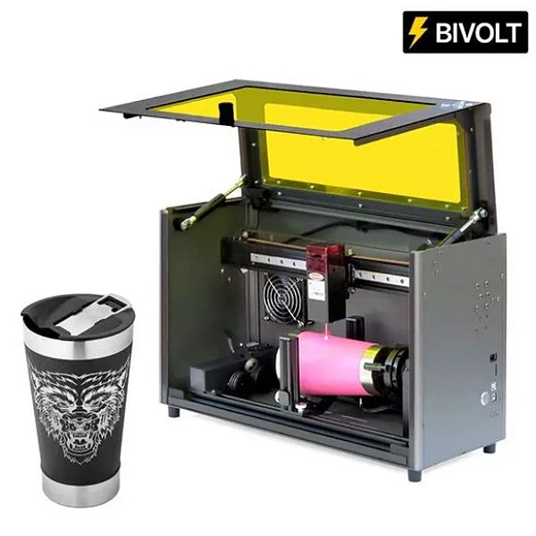 Maquina para Gravação a Laser Cilindrica E10 - MECOLOUR