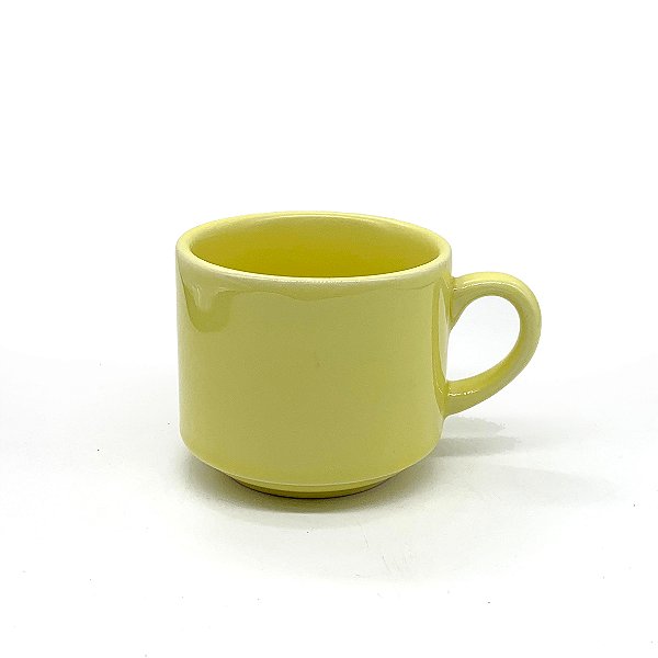 Xícara 180ml Amarela sem o Pires - Nacional Sublime