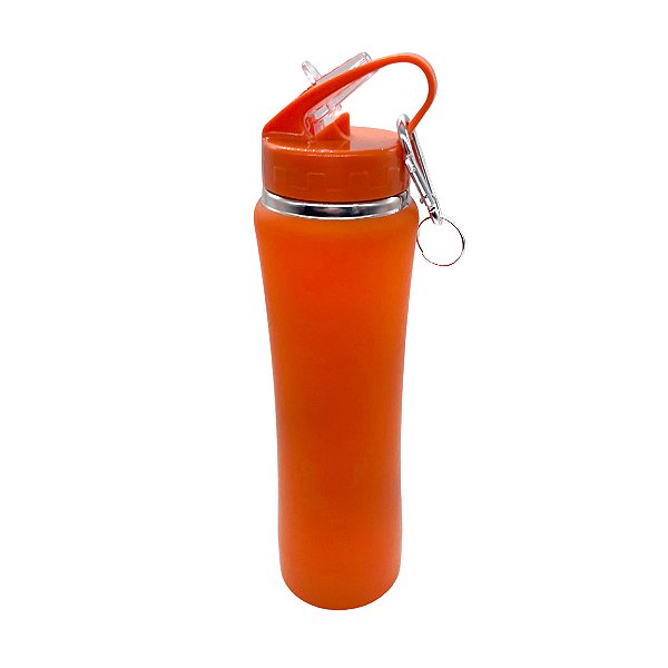 Squeeze Térmica 600ml - Gravação a Laser ou DTF Uv - Laranja