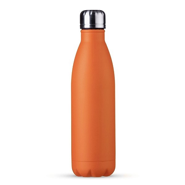 Garrafa Inox Laranja Fosco 700ml
