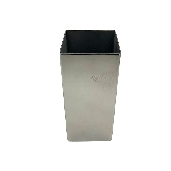 Copo de Tererê Inox Quadrado - Prata