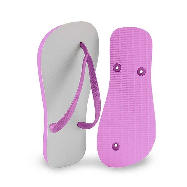 Chinelo Adulto Tiras Slim Rosa