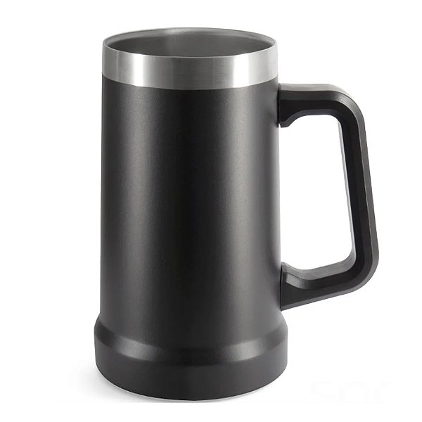 Caneca Térmica Inox Preto - 700ml