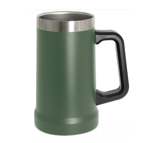 Caneca Térmica Inox Verde Escuro - 700ml
