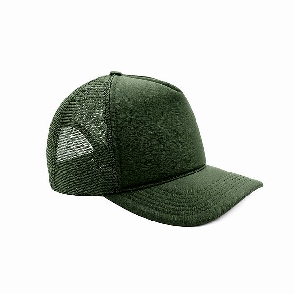Boné Trucker VERDE MUSGO Adulto P/ DTF