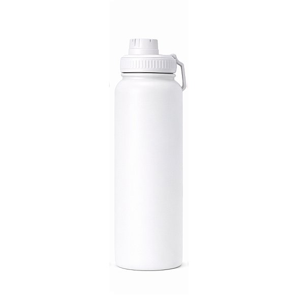 Garrafa Térmica Com Tampa e Alça 800ml - Branco