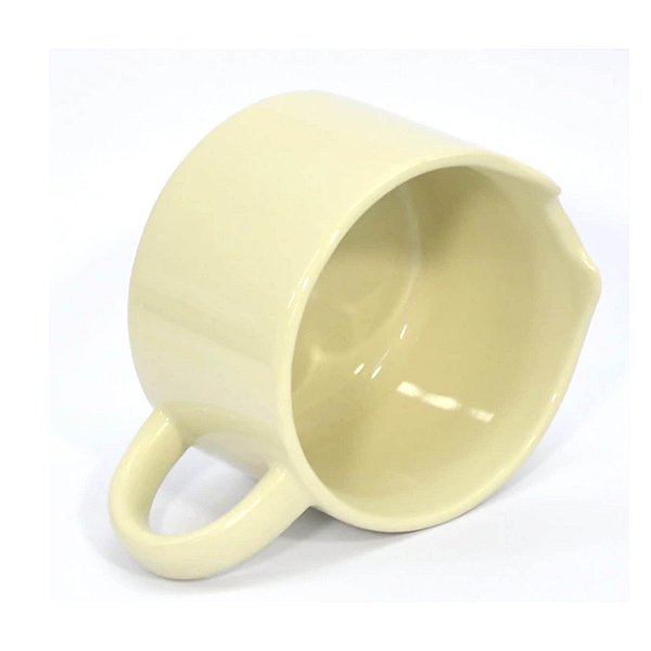 Xícara de Cerâmica para Sublimação Pet Bichim Bege - 300ml