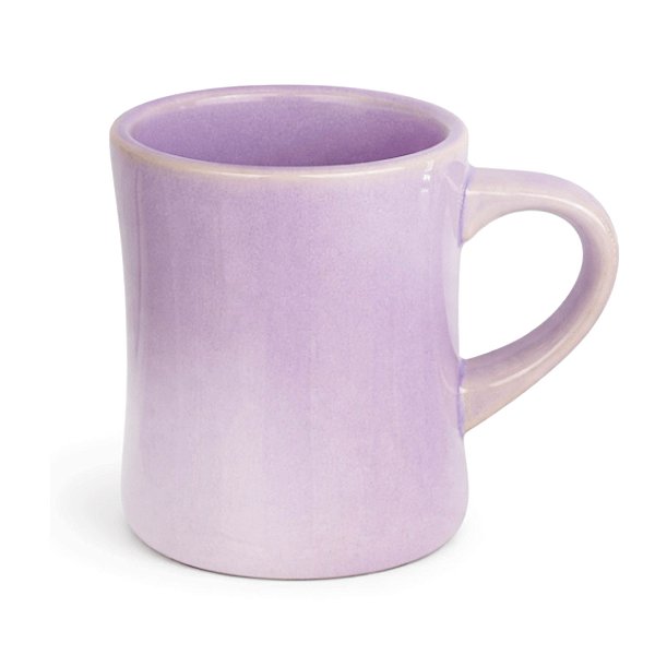 Caneca de Cerâmica Rústica Elemental Lavanda - 360ml