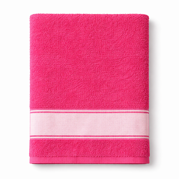 Toalha de Banho para Estampa Sublimática - Rosa Pink