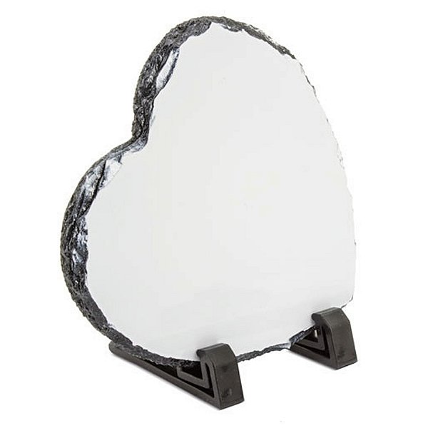Pedra de Ardósia Para Sublimação - Coração