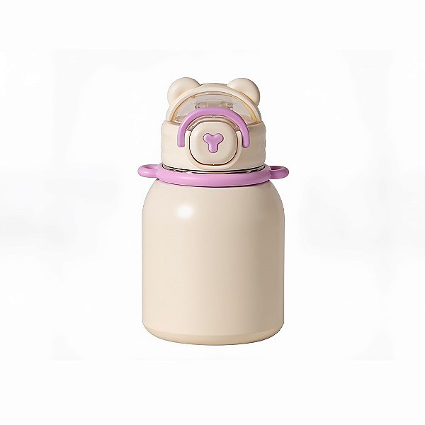 Copo Inox Térmico BABY BEAR - Matte Creme