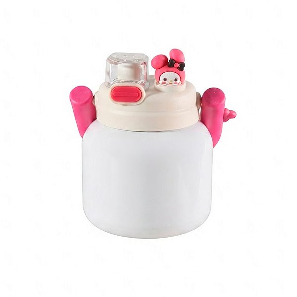 Copo Inox Térmico BABY POP C/ Tampa - ROSA