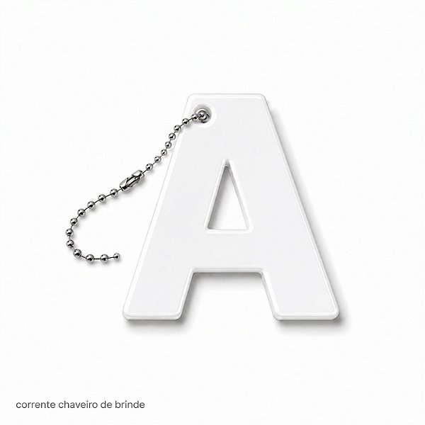 Letra Do Alfabeto Em Acrilico Retroverso PCT 3 Un – LETRA A