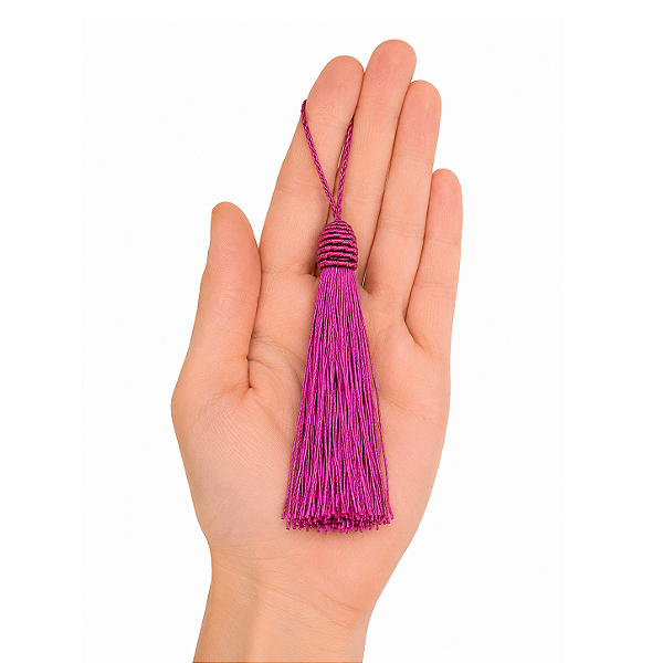 Pingente Tassel PCT C/ 3 unid. - Rosa Fuchia