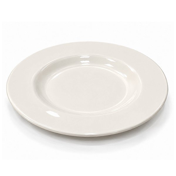 Prato de Cerâmica Branca Orbis P/ Sublimação - 26cm