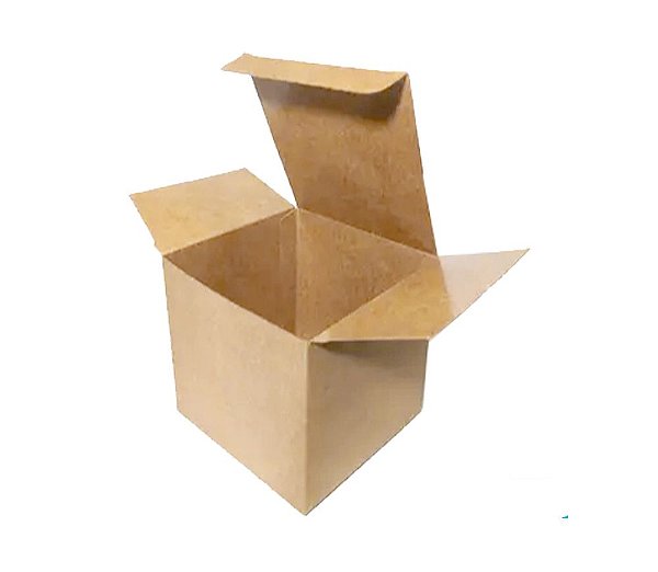 36 Caixinhas Kraft Fechamento Automático P/ Caneca