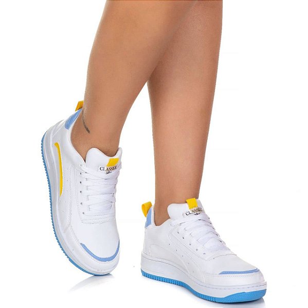 Tênis Feminino Treino Academia Caminhada Dia a Dia Confortável Envio  Imediato - ClasseK Calçados