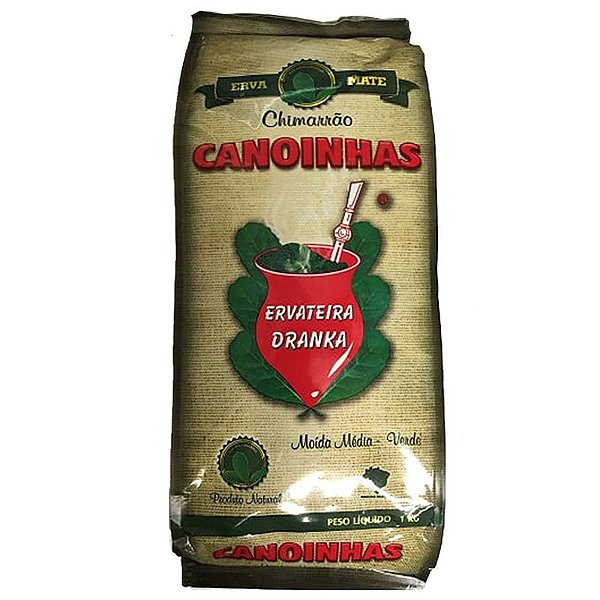 Erva Mate Canoinhas Moída Media Tradicional 1kg
