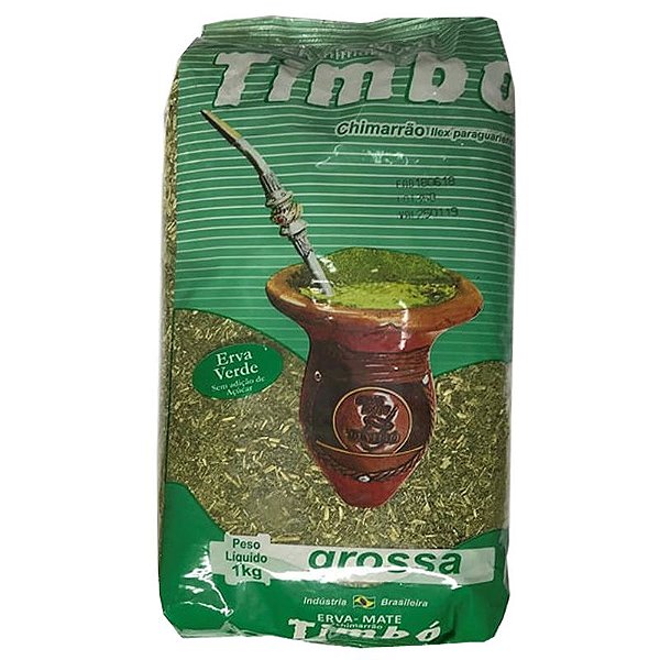 Erva Mate Timbó Verde Grossa 1kg