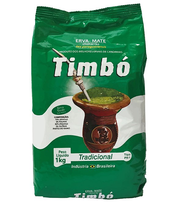 Erva Mate Timbó Verde Tradicional 1kg