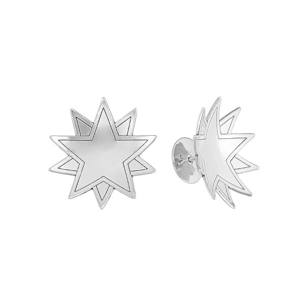 Brinco estrela Concavo