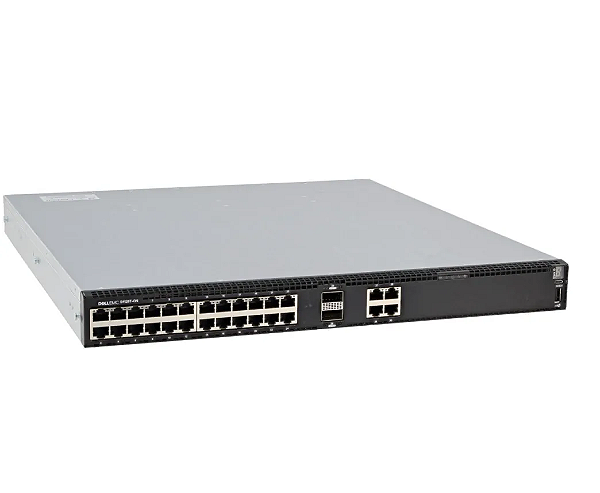 Switch Dell S4128T-ON 28 Portas 10GbE BaseT Fonte Redundante