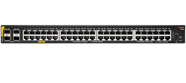 Switch Aruba 6000 48 Portas GbE Classe 4 PoE 4 Portas SFP R8N85A