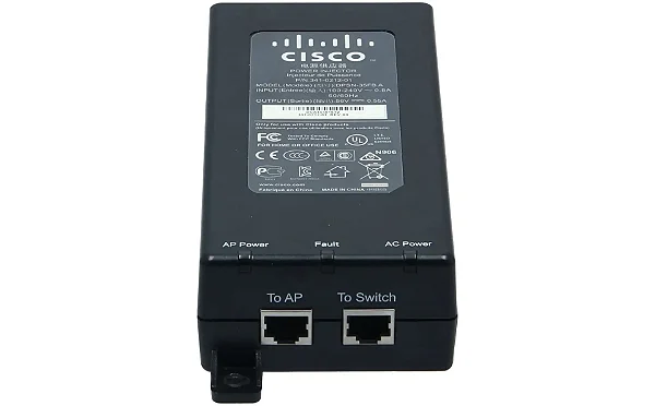 ​​​​​​​Injetor PoE Cisco Power 802.3AT AIR-PWRINJ6=