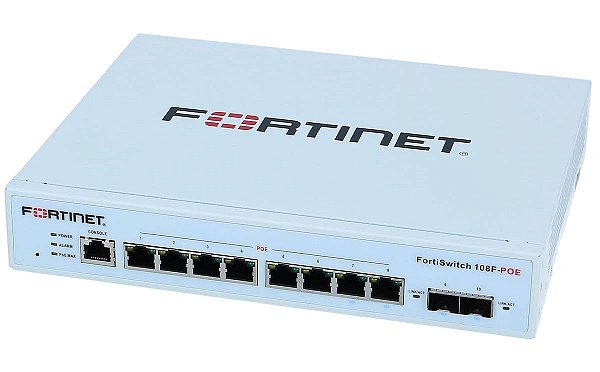 Switch Fortinet FS-108F-POE  com Forticare Premium 1 Ano