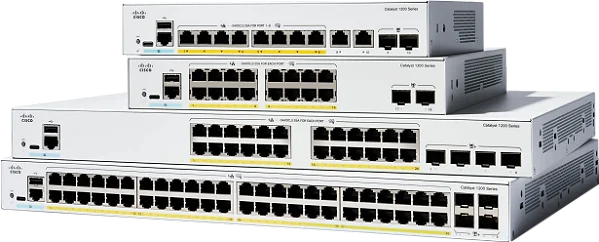 Switch Cisco Catalyst 48x GbE PoE+ 375W 4x SFP C1200-48P-4G