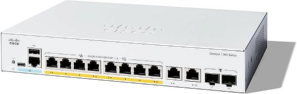 Switch Cisco Catalyst 8x GbE PoE+ 67W 2x Combo SFP C1300-8P-E-2G