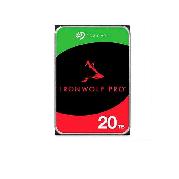 HD Interno 20TB Seagate Ironwolf NAS 3.5 Sata 256MB ST20000NT001