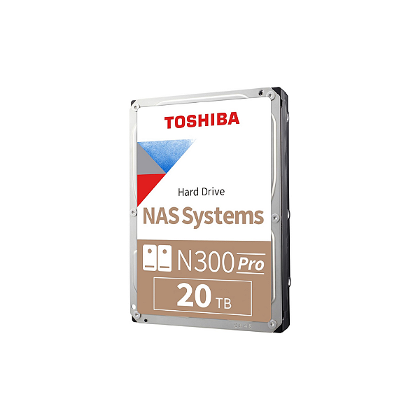 HD Interno 20TB Toshiba N300 PRO Sataiii 512MB HDWG62AXZSTB