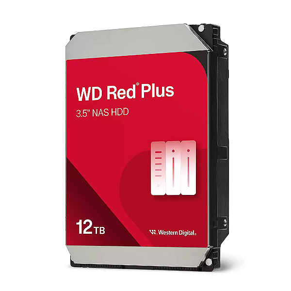HD Interno 12TB Western Digital RED Plus Sataiii 512MB WD120EFGX