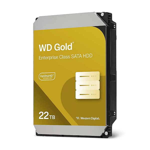 HD Interno 22TB Western Digital Gold Sataiii 512MB WD221KRYZ