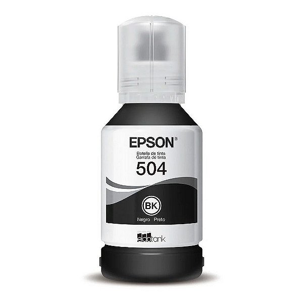 Refil de Tinta Epson T504 7.5K Preto - T504122-BR