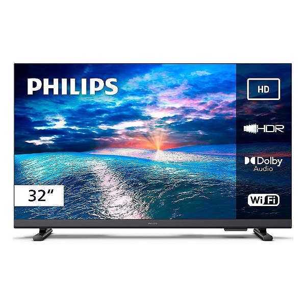 Smart TV Philips 32" HD Google TV - 32PHG6910/78
