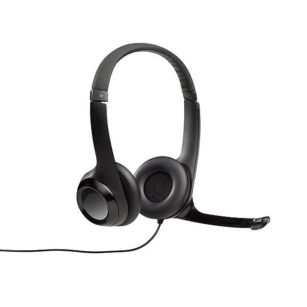 Headset Logitech H390 Preto Estéreo USB - 981-000014