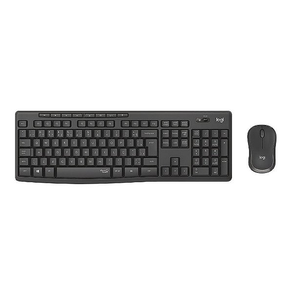 Kit Teclado e Mouse Logitech MK295 Preto sem fio - 920-009793-C