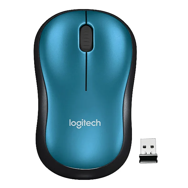Mouse Logitech M185 Wireless Azul - 910-003636
