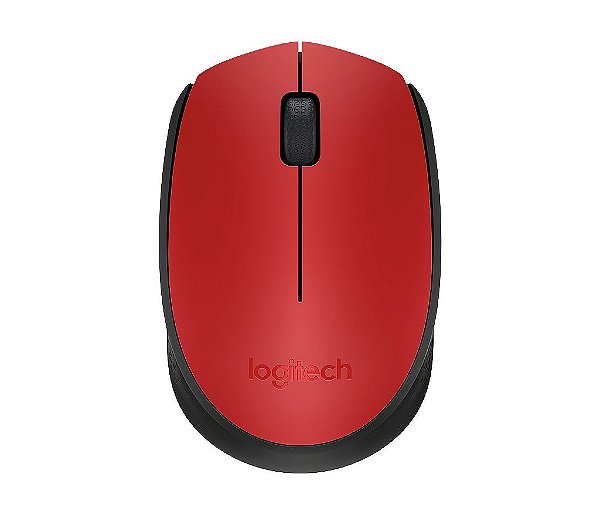 Mouse Logitech M170 Wireless Vermelho - 910-004941-C