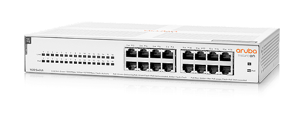 Switch Aruba Instant On 1430 16 Portas GbE Classe 4 PoE 124 W R8R48A